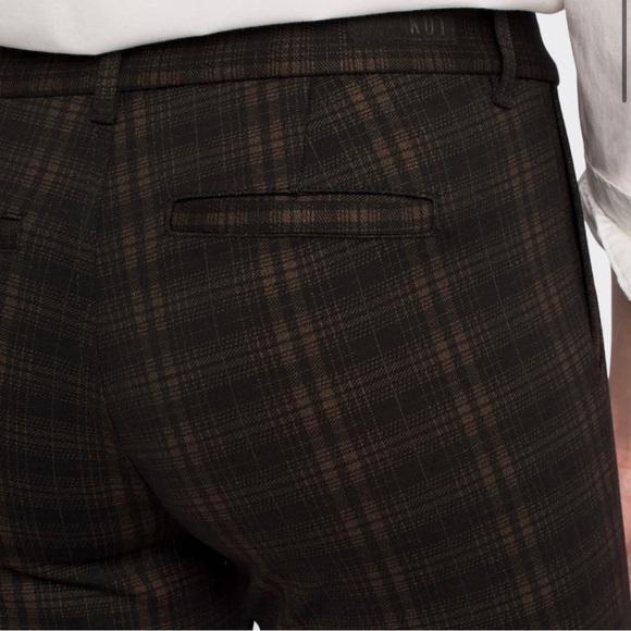 Kut From The Kloth Windowpane Plaid Diana Skinny Ankle Pants - Picture 4 of 15